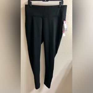 Brand New Nygard Luxe Slim Black Gold Cutout Leggings - L